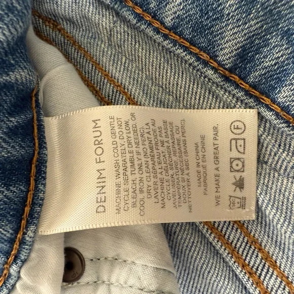 Denim Forum Blue Jean Shorts Casual Summer Style - Picture 10 of 10